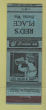 Matchbook Cover - Red's Place Riverton WY girlie WEAR