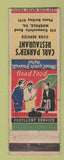 Matchbook Cover - Carl Parker's Restaurant Norfolk VA WEAR
