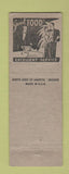 Matchbook Cover - Carl Parker's Restaurant Norfolk VA WEAR