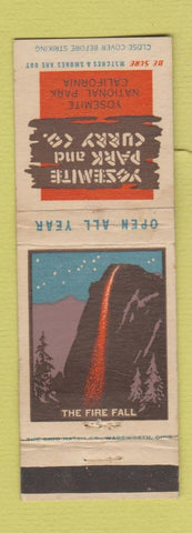 Matchbook Cover - Yosemite Park and Curry Company CA