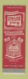 Matchbook Cover - Hotel Buffalo NY