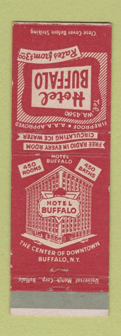 Matchbook Cover - Hotel Buffalo NY