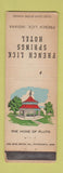 Matchbook Cover - French Lick Springs Hotel IN WORN
