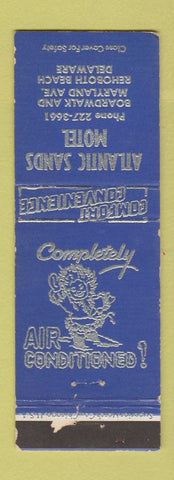 Matchbook Cover - Atlantic Sands Motel Rehoboth Beach DE Eskimo WORN