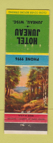 Matchbook Cover - Hotel Juneau WI WEAR
