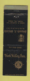 Matchbook Cover - York Valley Inn York PA WORN