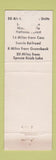Matchbook Cover - The Hermitage Bartow WV WEAR