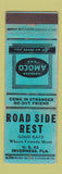 Matchbook Cover - Amoco oil gas Road Side Rest Inverness FL WRON
