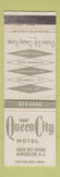 Matchbook Cover - Queen City Motel Manchester NH