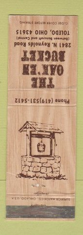 Matchbook Cover - Oak En Bucket Toledo OH WEAR