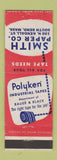 Matchbook Cover - Smith Paper Company South Bend MA Polyken Tape