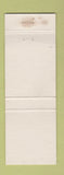 Matchbook Cover - Torr's Restaurant Greencastle IN WEAR