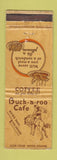 Matchbook Cover - Buck A Roo Cafe Estes Park Colorado WEAR