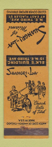 Matchbook Cover - Shangri La Miami FL Chinese restaurant WEAR
