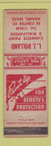 Matchbook Cover - LJ Rolland Carmote Paint Wallpaper Adams MA WEAR