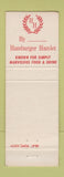 Matchbook Cover - Mucky Duck Hamburger Hamlet WEAR