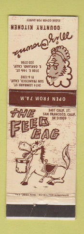 Matchbook Cover - Miz Brown's Country Kitchen San Francisco Oakland CA WEAR