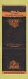 Matchbook Cover - Reliance Hotels Company Mount Carmel PA WEAR