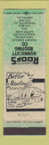 Matchbook Cover - Hunniscutt Roofing Company Thomaston Griffin GA