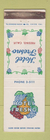 Matchbook Cover - Hotel Fresno CA WEAR