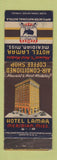 Matchbook Cover - Hotel Lamar Meridian MS WEAR