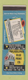 Matchbook Cover - Philadelphia Blue Print Comp