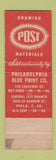 Matchbook Cover - Philadelphia Blue Print Comp