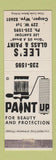 Matchbook Cover - Lee's Glass and Paint Casper WY