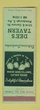 Matchbook Cover - Dee's Tavern Pittsburgh PA