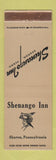 Matchbook Cover - Shenango Inn Sharon PA WEAR