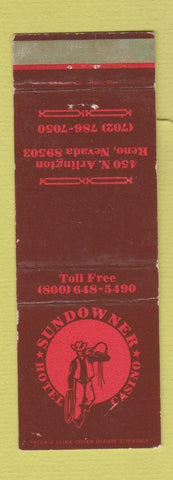 Matchbook Cover - Sundowner Hotel Casino Reno NV