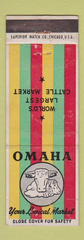 Matchbook Cover - Omaha NE Cattle Market WEAR