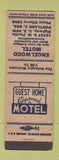 Matchbook Cover - Englewood Motel Portland OR