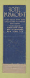 Matchbook Cover - Billy Rose's Diamond Horseshoe New York City girlie