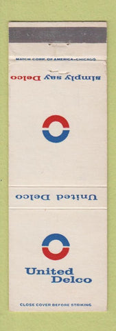 Matchbook Cover - United Delco