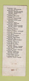 Matchbook Cover - Hotel Carter Cleveland OH Albert Pick WEAR
