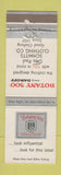 Matchbook Cover - Botany 500 Men's Clothes Otto Paul Schmitts WEAR