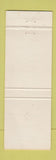 Matchbook Cover - Botany 500 Men's Clothes Otto Paul Schmitts WEAR
