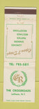 Matchbook Cover - The Crossroads Latham NY
