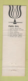 Matchbook Cover - Cities oil gas Penn Central Harrisburg PA