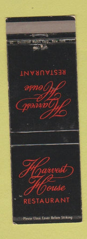 Matchbook Cover - Harvest House Restaurant King of Prussia PA WEAR