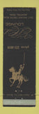 Matchbook Cover - El Cid Lounge Memphis TN WEAR