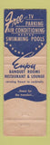 Matchbook Cover - Airways Hotels Buffalo NY Syracuse WEAR