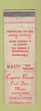 Matchbook Cover - Esquire Room Park Drive Manor Philadelphia? PA WORN