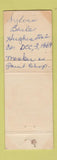 Matchbook Cover - Crow's El Ra Bo San Diego CA hillbilly WORN