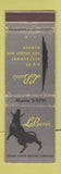 Matchbook Cover - LaBate's Denver Colorado restaurant WORN