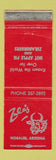 Matchbook Cover - Aula's Restaurant Nogales AZ hamburgers WEAR