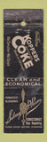 Matchbook Cover - Koppers Coke Coal Sidney Ram Toacco Indian WORN