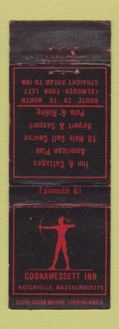 Matchbook Cover - Coonamessett Inn Hatchville MA Indian