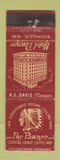 Matchbook Cover - The Pawnee Hotel North Platte NE Indian WORN